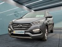 gebraucht Hyundai Santa Fe Premium blue