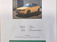 Gebraucht Audi S4 Cabriolet 344 PS (253 kW) 2005 Gelb Cabrio