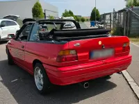 Gebraucht Ford Escort Cabriolet 105 PS (77 kW) 1991 Rot Cabrio