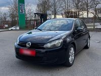 Gebraucht VW Golf VI Trendline 80 PS (58 kW) 2010 Schwarz Kleinwagen