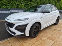 Gebraucht Hyundai Kona N Line 120 PS (88 kW) 2023 Weiß SUV