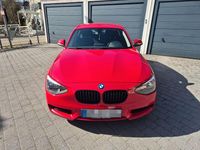 Gebraucht BMW 114 102 PS (75 kW) 2012 Rot Kleinwagen