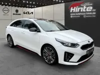 Gebraucht Kia ProCeed GT 204 PS (150 kW) 2019 Hw2) deluxeweiss met. (weiss Kleinwagen