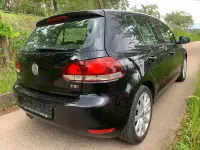 Gebraucht VW Golf VI 122 PS (89 kW) 2008 Schwarz Kleinwagen