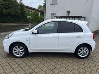 Gebraucht Nissan Micra Acenta 80 PS (58 kW) 2014 Weiß Kleinwagen