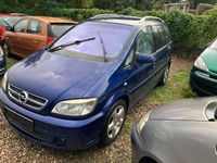 Gebraucht Opel Zafira Edition 147 PS (108 kW) 2004 Ultrablau mi2 Van / Kleinbus