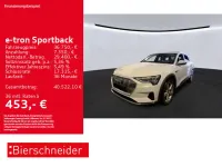 Gebraucht Audi e-tron S-Line 300 kW (408 PS) 2023 Gletscherweiß SUV