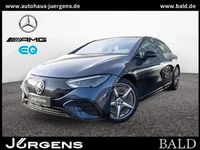 Gebraucht Mercedes EQE500 AMG 300 kW (408 PS) 2023 Metalliclack sodalithblau Limousine