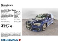 Gebraucht Audi A3 S-Line 150 PS (110 kW) 2021 Navarrablau metallic Limousine