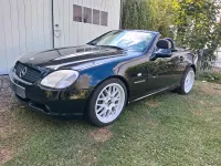 Gebraucht Mercedes SLK230 AMG 193 PS (141 kW) 1997 Schwarz Cabrio
