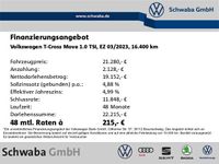 gebraucht VW T-Cross - Move 1.0 TSI NAV*ACC*LANE*PDC*KLIMA*16"
