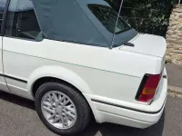 Gebraucht Ford Escort Cabriolet 102 PS (75 kW) 1990 Weiß Cabrio