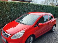 Gebraucht Opel Corsa 56 PS (41 kW) 2007 Rot Kleinwagen