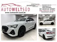 Gebraucht Audi e-tron Sportback Black Edition 300 kW (408 PS) 2023 Weiß SUV