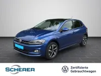 Occasion VW Polo Active 110 ch (80 kW) 2021 Bleue Citadine