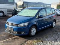 Gebraucht VW Touran Trendline 105 PS (77 kW) 2011 Blau Van / Kleinbus