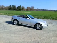 Gebraucht Mercedes SLK200 Edition 163 PS (119 kW) 2003 Silber Cabrio