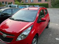 Gebraucht Chevrolet Spark 2010 Rot Kleinwagen