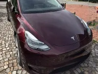 Gebraucht Tesla Model Y Long Range AWD 274 kW (373 PS) 2023 Rot SUV