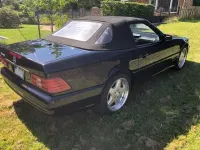 Gebraucht Mercedes SL500 AMG 306 PS (225 kW) 2000 Schwarz Cabrio