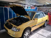 Gebraucht Ford Escort Cabriolet 90 PS (66 kW) 1998 Gelb Cabrio