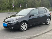 Gebraucht VW Golf VI Comfortline 140 PS (102 kW) 2010 Schwarz Kleinwagen