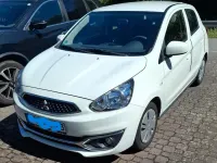 Gebraucht Mitsubishi Space Star 70 PS (51 kW) 2018 Weiß Kleinwagen