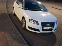 Gebraucht Audi A3 Ambiente 125 PS (91 kW) 2009 Weiß Kleinwagen