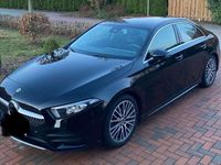Gebraucht Mercedes A200 AMG line 163 PS (119 kW) 2021 Schwarz Limousine