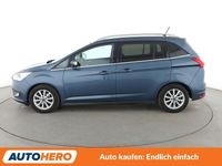 Gebraucht Ford Grand C-Max Titanium 125 PS (91 kW) 2019 Blau Van / Kleinbus