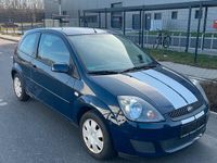 Gebraucht Ford Fiesta 2008 Blau Kleinwagen
