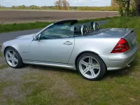 Gebraucht Mercedes SLK230 194 PS (142 kW) 2001 Silber Cabrio