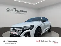 Gebraucht Audi Q8 Sportback e-tron S-Line 250 kW (340 PS) 2024 Gletscherweiß metallic SUV
