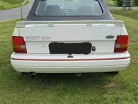 Gebraucht Ford Escort Cabriolet 102 PS (75 kW) 1991 Weiß Cabrio