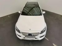 Gebraucht Mercedes C220 AMG line 170 PS (125 kW) 2016 Polarweiss  unilack Kombi