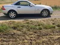 Gebraucht Mercedes SLK230 194 PS (142 kW) 1997 Silber Cabrio