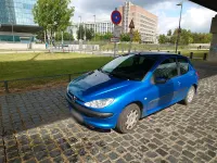 Gebraucht Peugeot 206 60 PS (44 kW) 2004 Blau Kleinwagen