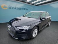 Gebraucht Audi A3 Sportback 150 PS (110 kW) 2022 Schwarz Kleinwagen