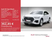Gebraucht Audi Q5 Sportback S-Line 299 PS (219 kW) 2023 Gletscherweiß metallic SUV