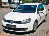 Gebraucht VW Golf VI 136 PS (100 kW) 2009 Weiß Kleinwagen