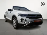 Gebraucht VW T-Roc Cabriolet Style 150 PS (110 kW) 2022 Pure white/schwarz Cabrio