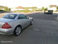 Gebraucht Mercedes SLK200 163 PS (119 kW) 2000 Silber Cabrio