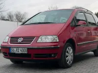 Brugt VW Sharan 140 HK (102 kW) 2008 Rød MPV