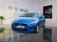 Używany Mazda 2 Exclusive-Line 90 KM (66 kW) 2015 Niebieski Sedan/Limuzyna