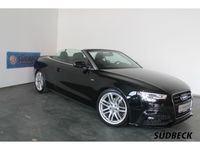 Gebraucht Audi A5 Cabriolet S-line plus 190 PS (139 kW) 2016 Mythosschwarz /schwarz (metallic) Cabrio