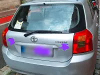 Gebraucht Toyota Corolla 97 PS (71 kW) 2003 Silber Kleinwagen
