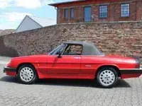 Gebraucht Alfa Romeo Spider Quadrifoglio Verde 128 PS (94 kW) 1987 Rot Cabrio