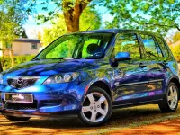 Usata Mazda 2 80 CV (58 kW) 2007 Blu Utilitaria