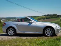 Gebraucht Mercedes SLK200 163 PS (119 kW) 2005 Silber Cabrio