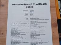 Gebraucht Mercedes E53 AMG AMG 435 PS (319 kW) 2023 Schwarz Cabrio